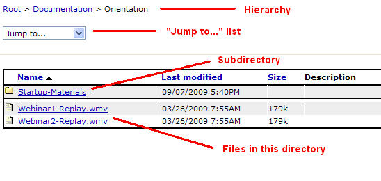 Locating a file in crccp